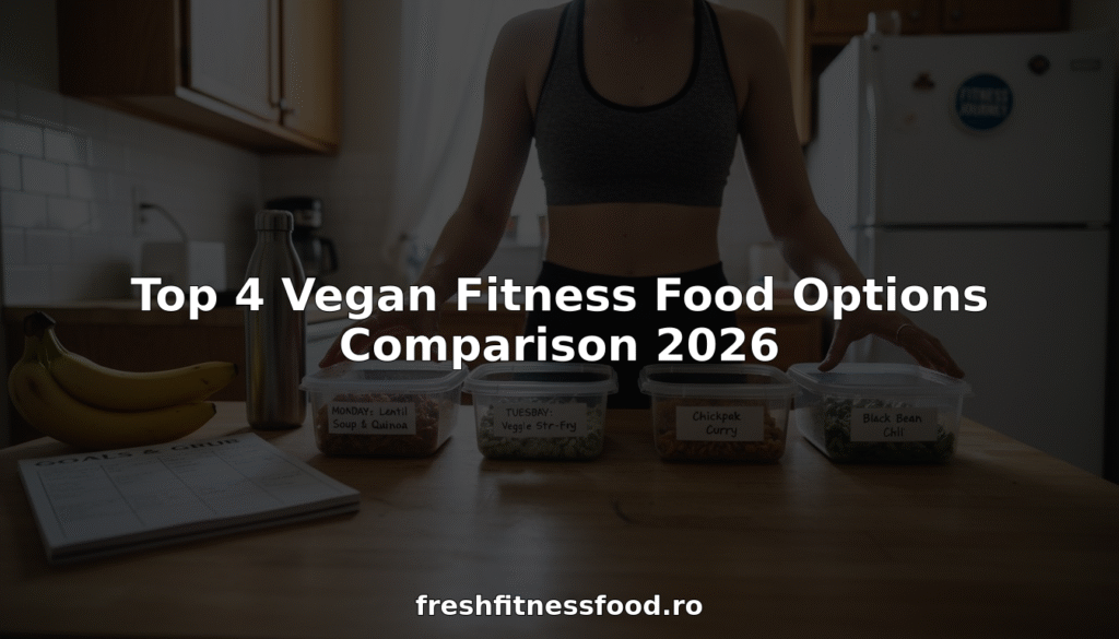 Woman preparing vegan fitness meals in apartment kitchen