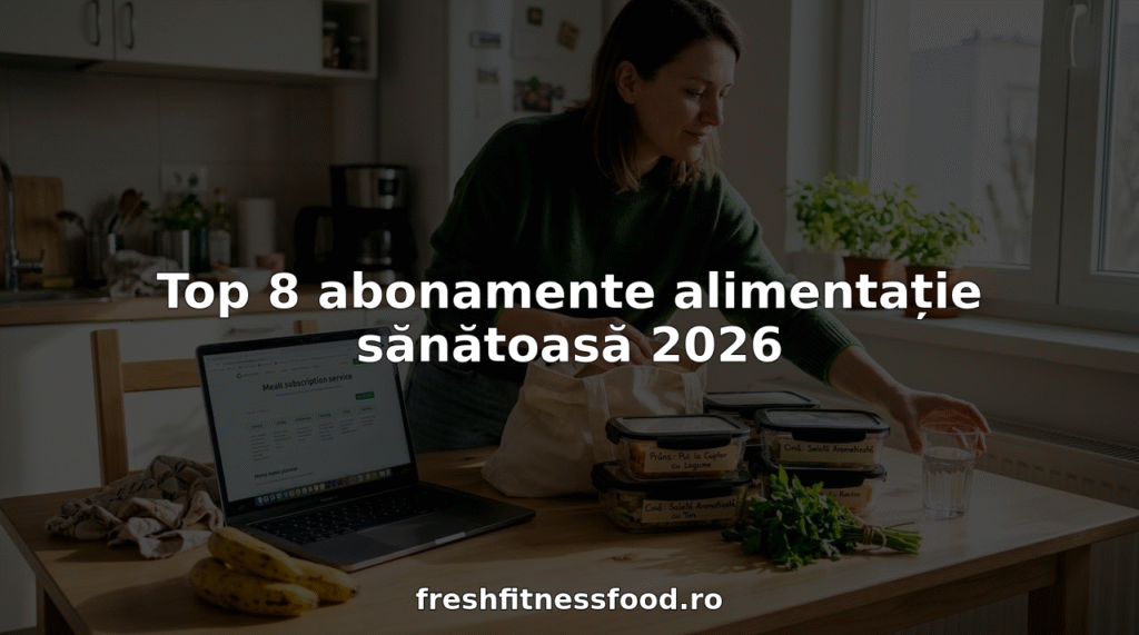 O femeie deschide în bucătărie o cutie cu ingrediente sănătoase pentru gătit, pregătindu-se să gătească o masă nutritivă.