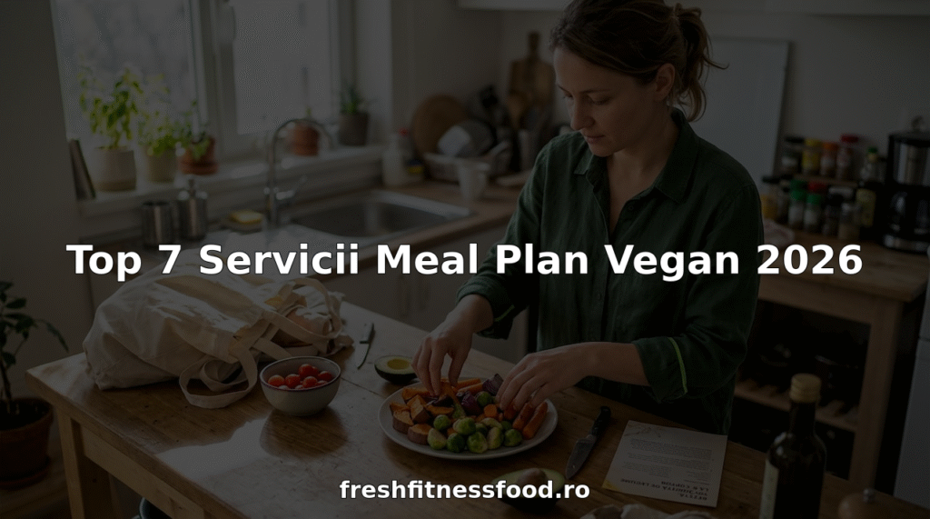 O persoană pregătește o masă vegană în propria bucătărie.